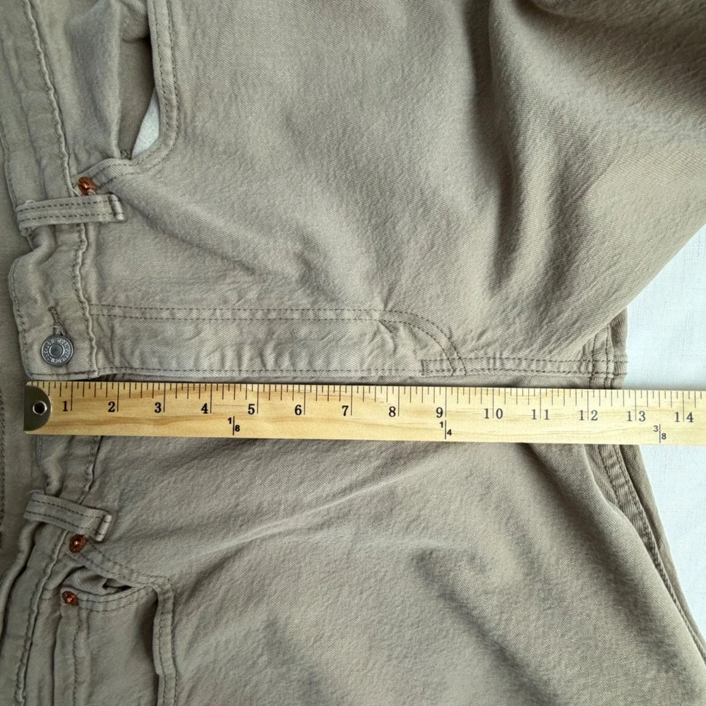 Levi's 505 Regular Fit Pants Men 38x29 Khaki Tan Straight Leg Twill 00505-2310